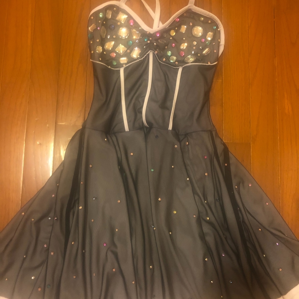 Embellished dance costume